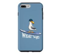 Custodia per iPhone 7 Plus/8 Plus WHAT SUP Beaches Gabbiano in stand up paddling casuale