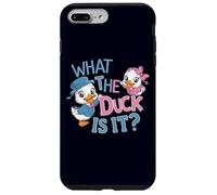 Custodia per iPhone 7 Plus/8 Plus What the Duck Is It Gender Reveal Baby Shower Party