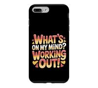 Custodia per iPhone 7 Plus/8 Plus What's On My Mind Working Out Pensieri di fitness -