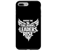 Custodia per iPhone 7 Plus/8 Plus Where the Fire Burns Leaders Rise Scouting Campfire Camping