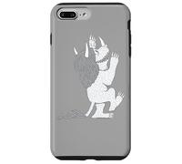 Custodia per iPhone 7 Plus/8 Plus Where the Wild Things Are Three Horned Monster