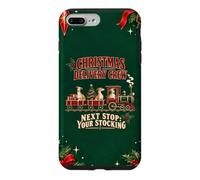 Custodia per iPhone 7 Plus/8 Plus Whippet Dog Funny Xmas Train Crew