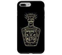 Custodia per iPhone 7 Plus/8 Plus Whisky è Keto Citazione Metabolica Low Carbs Dieta dimagrante