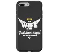 Custodia per iPhone 7 Plus/8 Plus Wife Is My Angel She Watches Over Me In Memory
