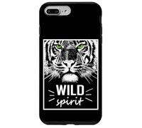 Custodia per iPhone 7 Plus/8 Plus Wild Spirit Tiger Quotes Summer Illustration Graphic Design