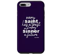 Custodia per iPhone 7 Plus/8 Plus Wilde - Citazione positiva per santi e peccatori, idea regalo