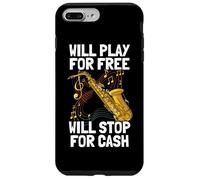 Custodia per iPhone 7 Plus/8 Plus Will play for free sassofono giocatore
