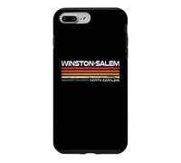Custodia per iPhone 7 Plus/8 Plus Winston-Salem North Carolina Strisce Vintage
