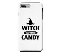 Custodia per iPhone 7 Plus/8 Plus Witch Way To The Candy Happy Halloween Dolcetto o scherzetto