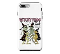 Custodia per iPhone 7 Plus/8 Plus Witchy Frog Club Midnight Only On Halloween Frog Coven