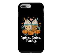 Custodia per iPhone 7 Plus/8 Plus Womens Girls Spice Baby Kawaii PSL Pumpkin Spice Latte Lover