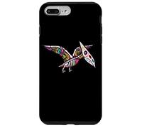 Custodia per iPhone 7 Plus/8 Plus Womens Girls Sugar Skull Muertos Pterodactyl Pterosaur Lover