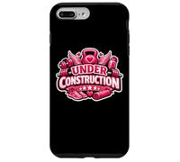 Custodia per iPhone 7 Plus/8 Plus Womens Under Construction Gym Workout Excercise Girl Citazione