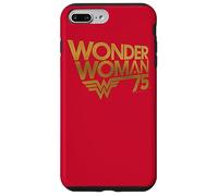 Custodia per iPhone 7 Plus/8 Plus Wonder Woman 75th Anniversary Gold Logo