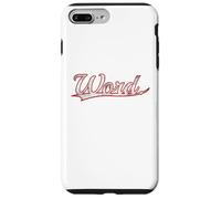 Custodia per iPhone 7 Plus/8 Plus Word. Urban Streetwear Retro Slogan Vintage Varsity