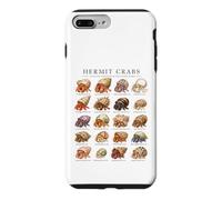Custodia per iPhone 7 Plus/8 Plus World of Hermit Crabs Crostacei Biologia Marina Ragazzi Ragazze