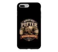 Custodia per iPhone 7 Plus/8 Plus Worlds Best Fotter Funny Lontra Backyard Dad Weekend Habitat