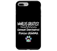 Custodia per iPhone 7 Plus/8 Plus Worlds Greatest Tedesco Capelli Corti Puntatore Nonna Cane Zampa