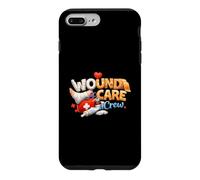Custodia per iPhone 7 Plus/8 Plus Wound Care Crew Leopard Nursing Ferita Ostomia Infermiera WCN RN