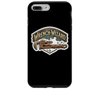 Custodia per iPhone 7 Plus/8 Plus Wrench Wizard Divertente Idraulico Citazione Dire Idraulico Scherzo Divertente