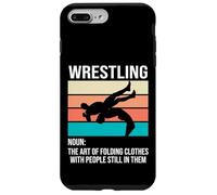 Custodia per iPhone 7 Plus/8 Plus Wrestler Wrestle Wrestling The Art of Folding Clothes