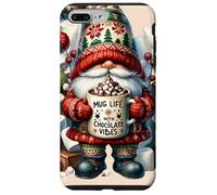 Custodia per iPhone 7 Plus/8 Plus Xmas Hot Chocolate Gnome For Women And Christmas Mug