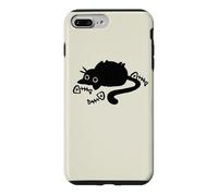 Custodia per iPhone 7 Plus/8 Plus Y2K 90s Pigro Paffuto Gatto Tomcat sulla schiena di Fish Bones