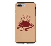 Custodia per iPhone 7 Plus/8 Plus Y2K 90s Pigro Paffuto Tomcat Cat di Fish Bones Stargazing