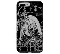 Custodia per iPhone 7 Plus/8 Plus Y2K Grunge Anime Goth Alt Sigilism Japanese Zombie Graphic