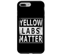 Custodia per iPhone 7 Plus/8 Plus Yellow Labs Matter Labrador Retriever Lab cane