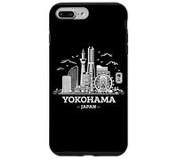 Custodia per iPhone 7 Plus/8 Plus Yokohama Skyline Anime Manga Kanji Giappone Otaku Souvenir