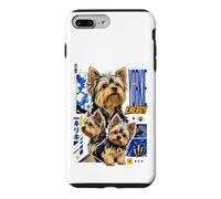 Custodia per iPhone 7 Plus/8 Plus Yorkie Energy Dog Lover, design in stile urbano