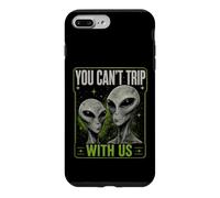 Custodia per iPhone 7 Plus/8 Plus You Can't Trip With Us Funny Alien Retro Vintage UFO Graphic