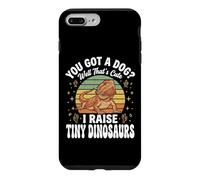 Custodia per iPhone 7 Plus/8 Plus You Got A Dog Well That's Cute I Raise Tiny Dinosaurs