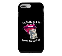 Custodia per iPhone 7 Plus/8 Plus You Gotta Lick It Before You Stick It Funny Adult Joke