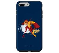 Custodia per iPhone 7 Plus/8 Plus Young Justice Splatter Art Kid Flash Logo
