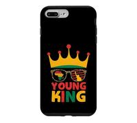 Custodia per iPhone 7 Plus/8 Plus Young King African American Black History Juneteenth