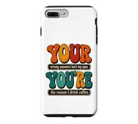 Custodia per iPhone 7 Plus/8 Plus YOUR YOU'RE Funny Grammar English Teacher Humor