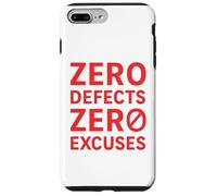 Custodia per iPhone 7 Plus/8 Plus Zero Defects - Zero Excuses | Idea regalo per la Giornata Mondiale della Qualità