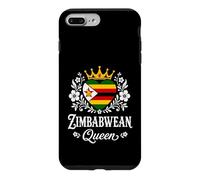 Custodia per iPhone 7 Plus/8 Plus Zimbabwean Queen Zimbabwe Flag Proud Zimbabwean Woman