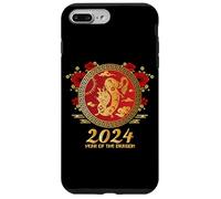 Custodia per iPhone 7 Plus/8 Plus Zodiac Chinese New Year 2024 Year of the Dragon