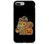Custodia per iPhone 7 Plus/8 Plus Zombie Scoiattolo Strega Cappello Lanterna