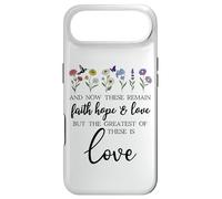 Custodia per iPhone Air 1 Corinthians 13:13 Bible Verse Christian Faith Hope Love