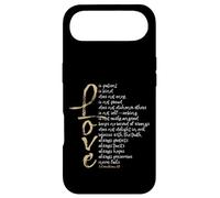 Custodia per iPhone Air 1 Corinzi 13 Versetto della Bibbia L"amore è paziente L"amore è gentile