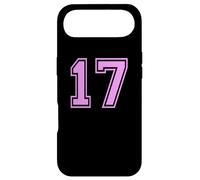 Custodia per iPhone Air 17 Numero Diciassette Sport Varsity College Girl Matching