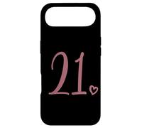Custodia per iPhone Air 21° compleanno, per le donne, ventuno numero 21 anni carino