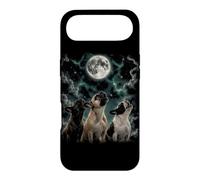Custodia per iPhone Air 3 Bulldog francesi che ululano alla luna 90s Meme Dog Lover