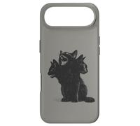 Custodia per iPhone Air 3 Headed Cat Vintage Grunge Alt 90s Halloween Goth Horror