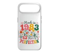 Custodia per iPhone Air 43 Year Old Made in 1983 Retro Floral 43rd Birthday Women