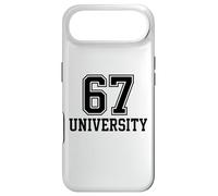 Custodia per iPhone Air 67 Meme University Numero 67th Six Seven Funny School Humor